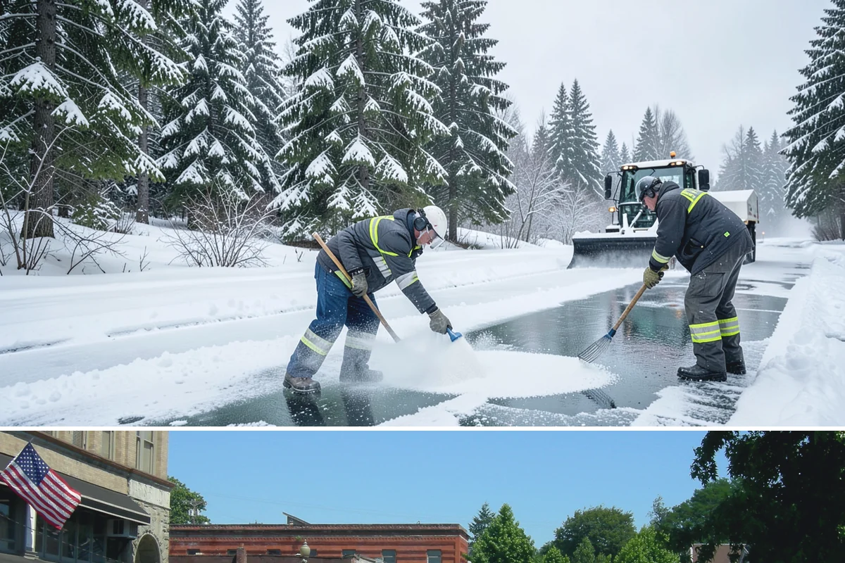 Loader Snow Removal in Snohomish, Snohomish County, WA - Loader work peaks during heavy accumulation events in January and February.