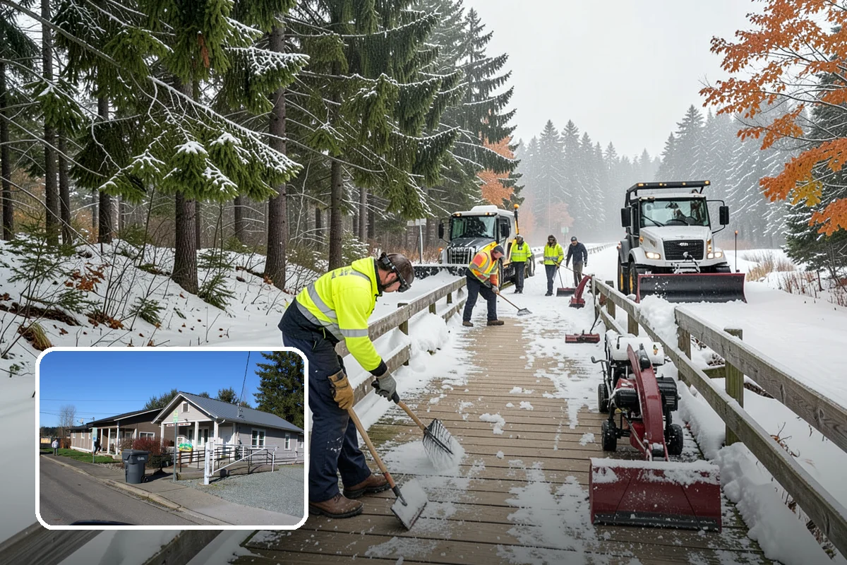 Loader Snow Removal in South Prairie, Pierce County, WA - Capacity for the largest snow volumes