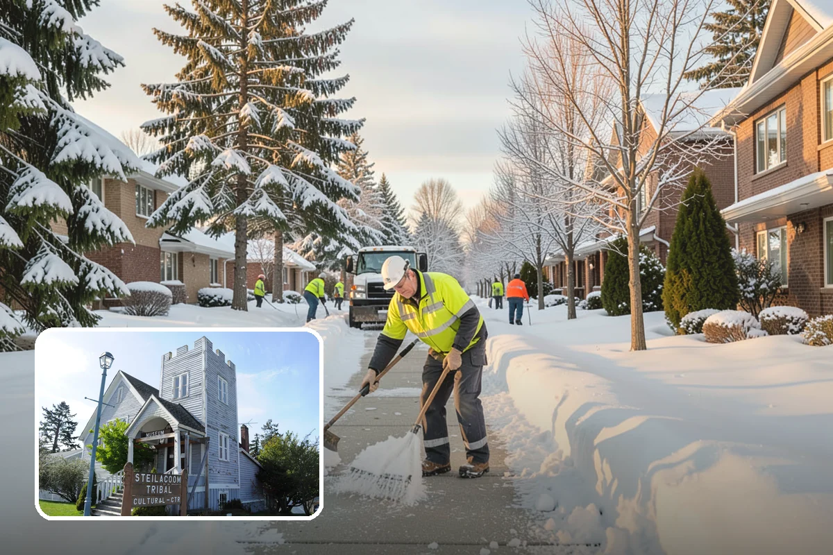Loader Snow Removal in Steilacoom, Pierce County, WA - Capacity for the largest snow volumes