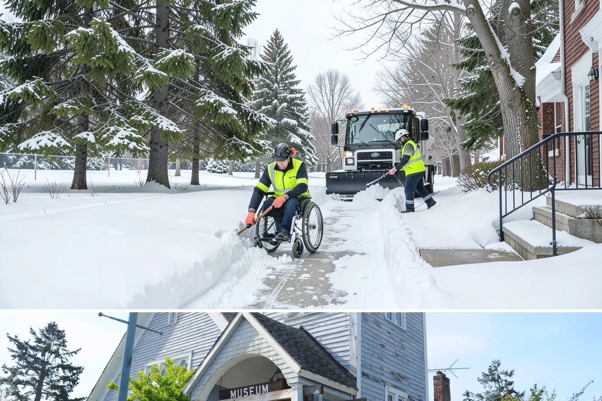 Loader Snow Removal in Steilacoom, Pierce County, WA - Loader work peaks during heavy accumulation events in January and February.
