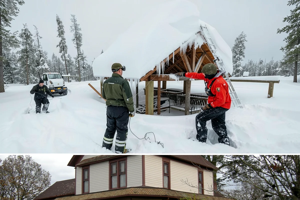Loader Snow Removal in Sumner, Pierce County, WA - Loader work peaks during heavy accumulation events in January and February.