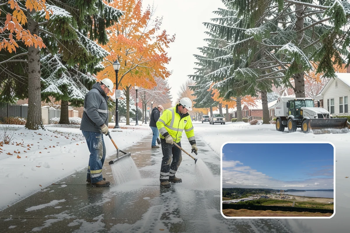 Loader Snow Removal in University Place, Pierce County, WA - Capacity for the largest snow volumes