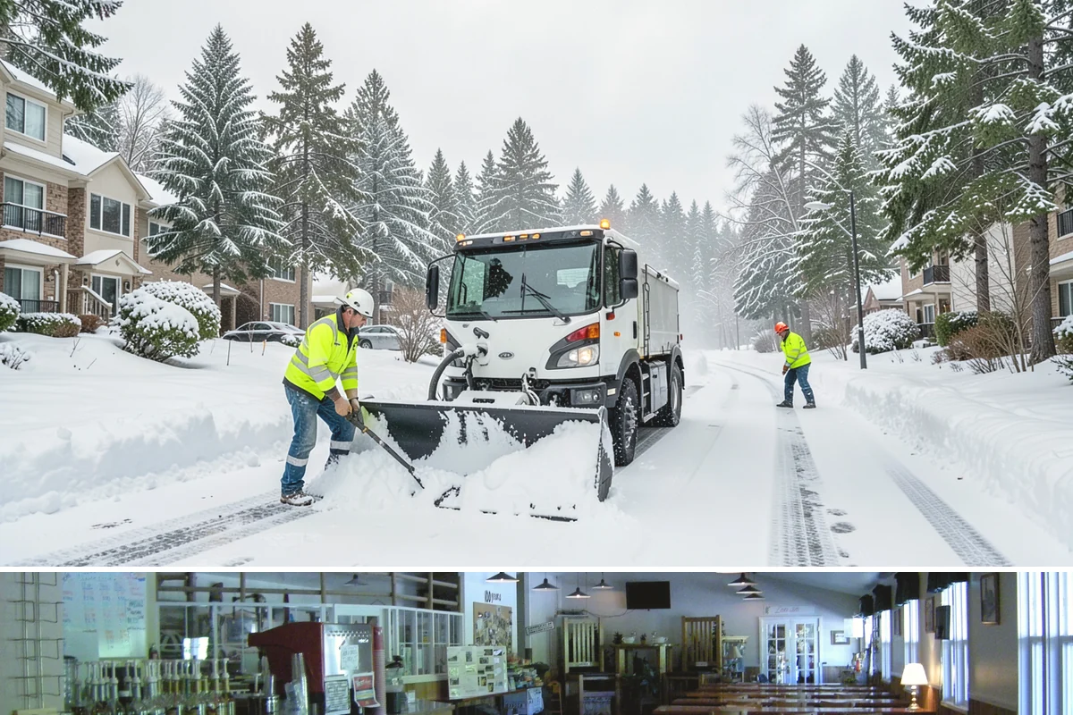 Loading Dock Clearing in Black Diamond, King County, WA - Prioritized before your early-morning receiving windows across the winter shipping season from late fall into early spring.