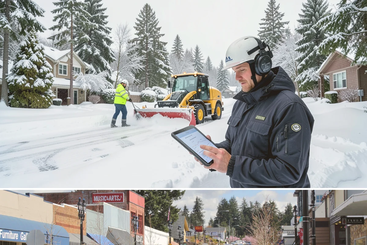 Loading Dock Clearing in Bothell, King County, WA - Prioritized before your early-morning receiving windows across the winter shipping season from late fall into early spring.