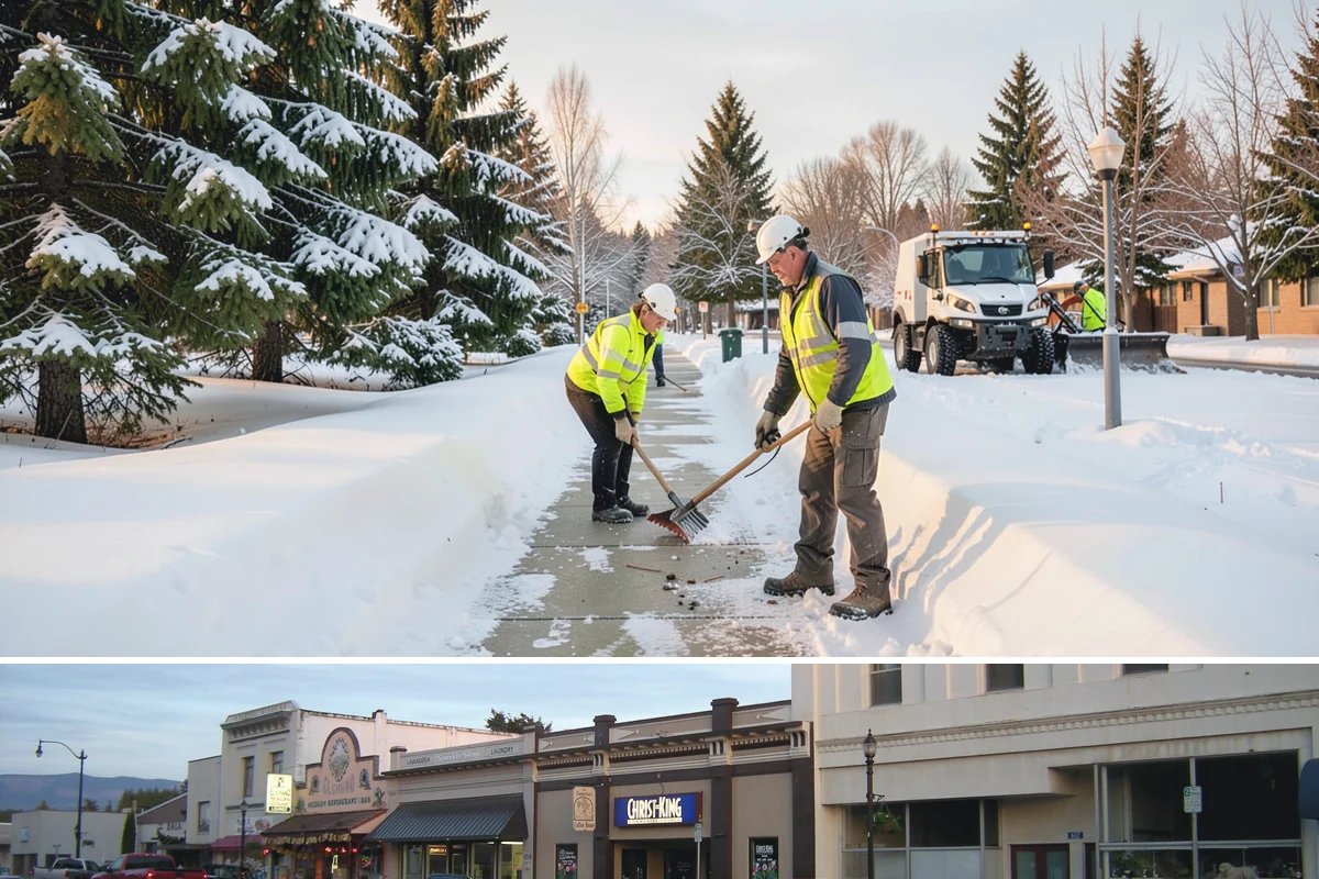 Loading Dock Clearing in Burlington, Skagit County, WA - Prioritized before your early-morning receiving windows across the winter shipping season from late fall into early spring.