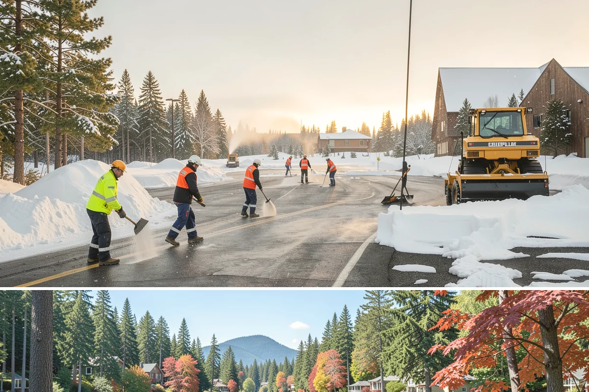 Loading Dock Clearing in Covington, King County, WA - Prioritized before your early-morning receiving windows across the winter shipping season from late fall into early spring.