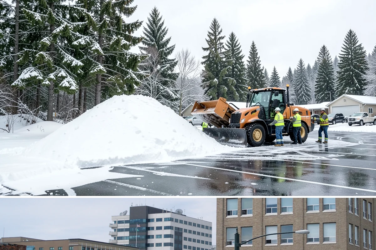 Loading Dock Clearing in Everett, Snohomish County, WA - Prioritized before your early-morning receiving windows across the winter shipping season from late fall into early spring.