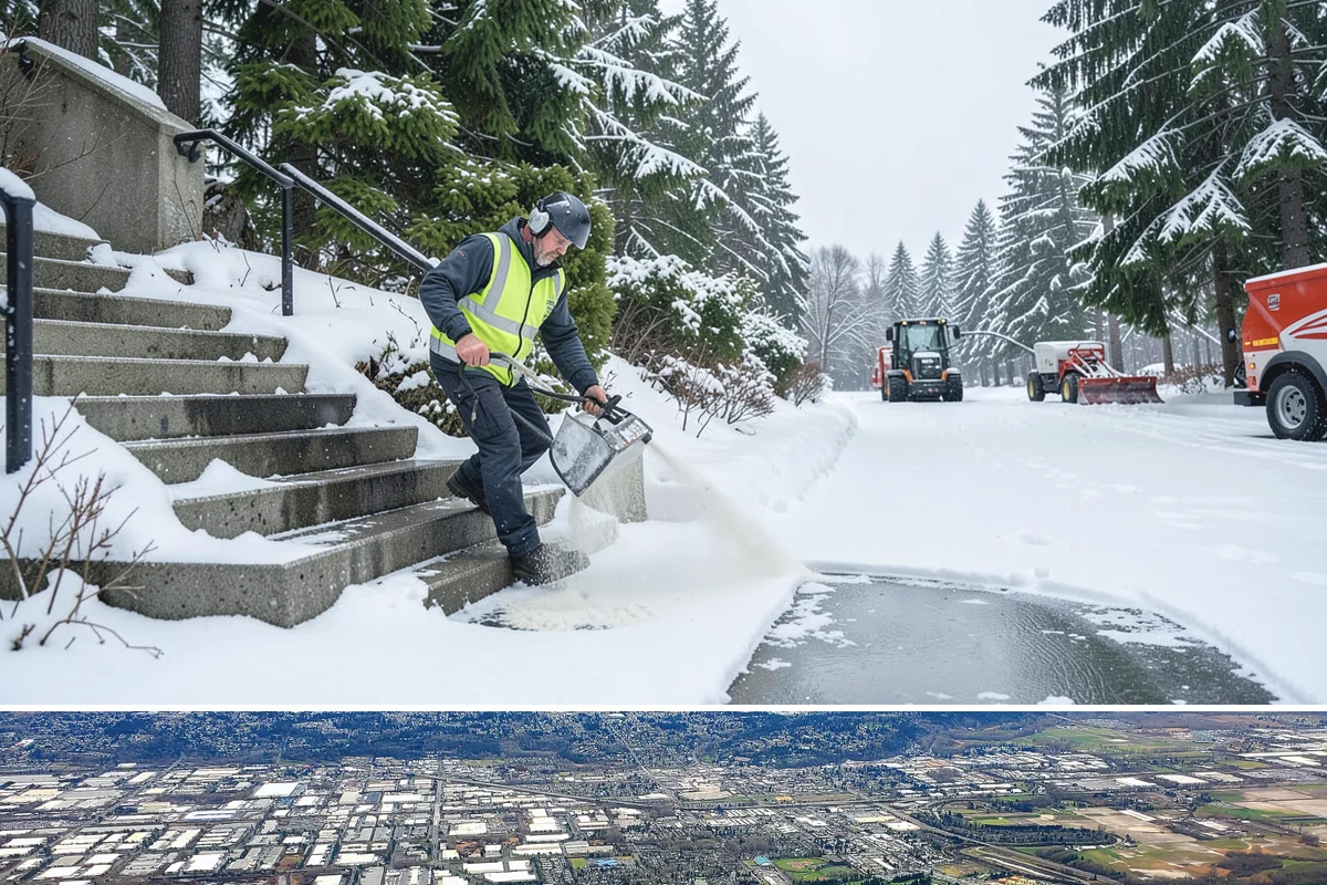 Loading Dock Clearing in Kent, King County, WA - Prioritized before your early-morning receiving windows across the winter shipping season from late fall into early spring.