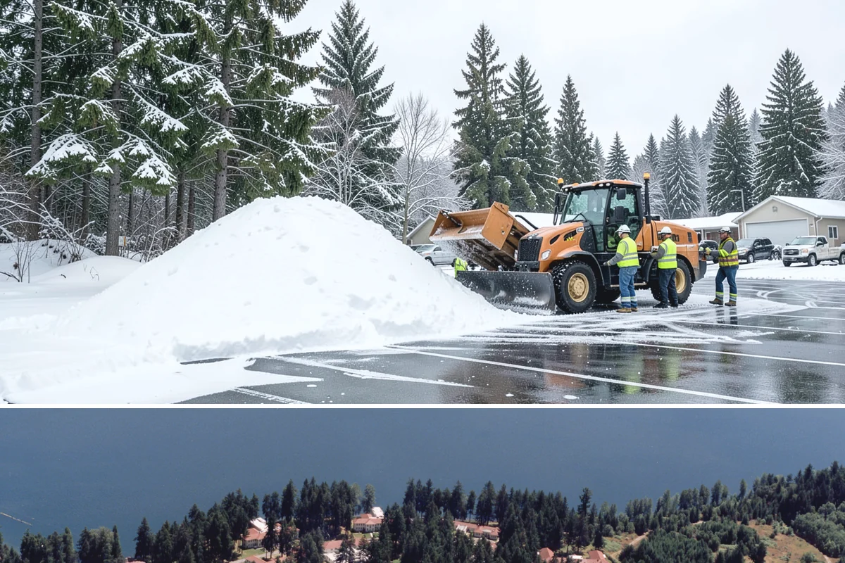 Loading Dock Clearing in Lakewood, Pierce County, WA - Prioritized before your early-morning receiving windows across the winter shipping season from late fall into early spring.