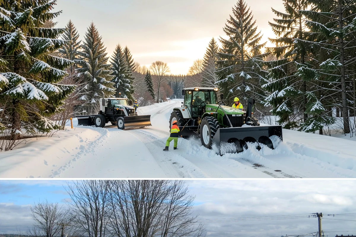 Loading Dock Clearing in Langley, Island County, WA - Prioritized before your early-morning receiving windows across the winter shipping season from late fall into early spring.