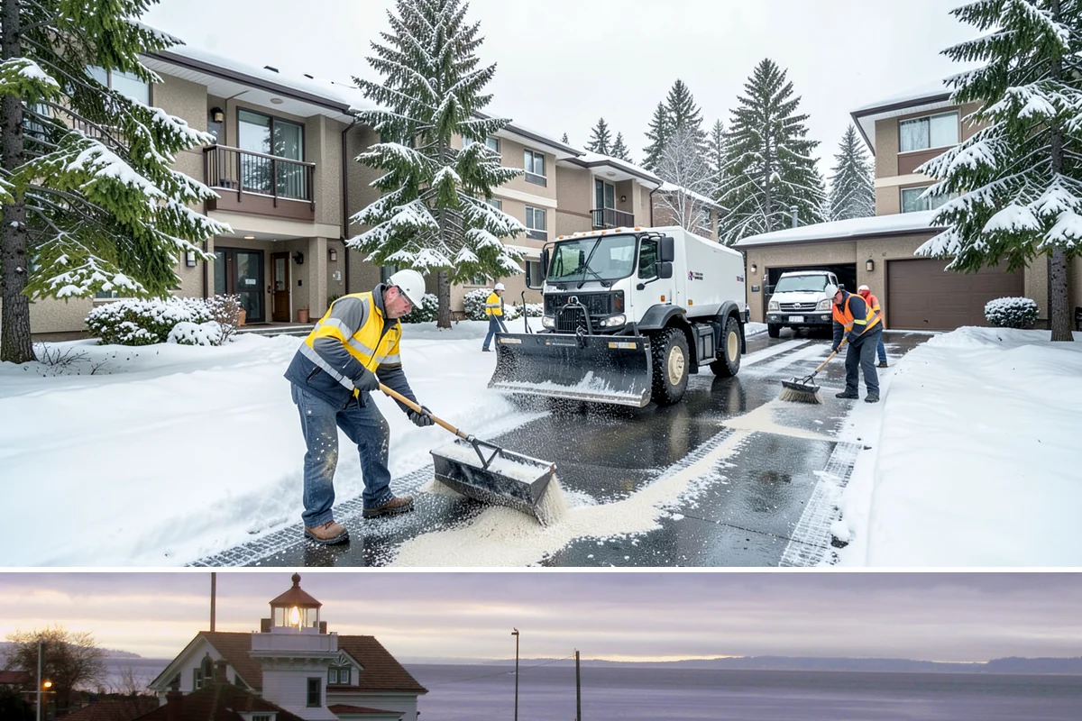 Loading Dock Clearing in Mukilteo, Snohomish County, WA - Prioritized before your early-morning receiving windows across the winter shipping season from late fall into early spring.