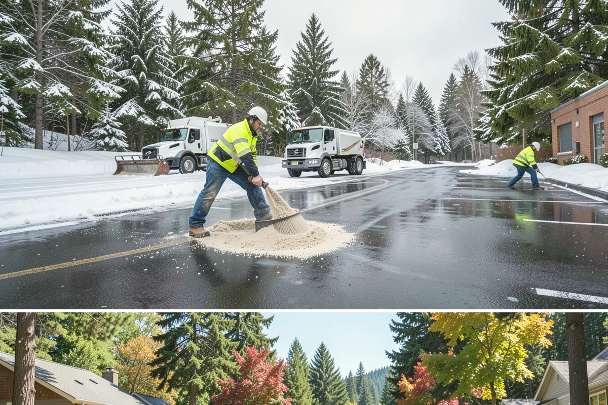 Loading Dock Clearing in Orting, Pierce County, WA - Prioritized before your early-morning receiving windows across the winter shipping season from late fall into early spring.