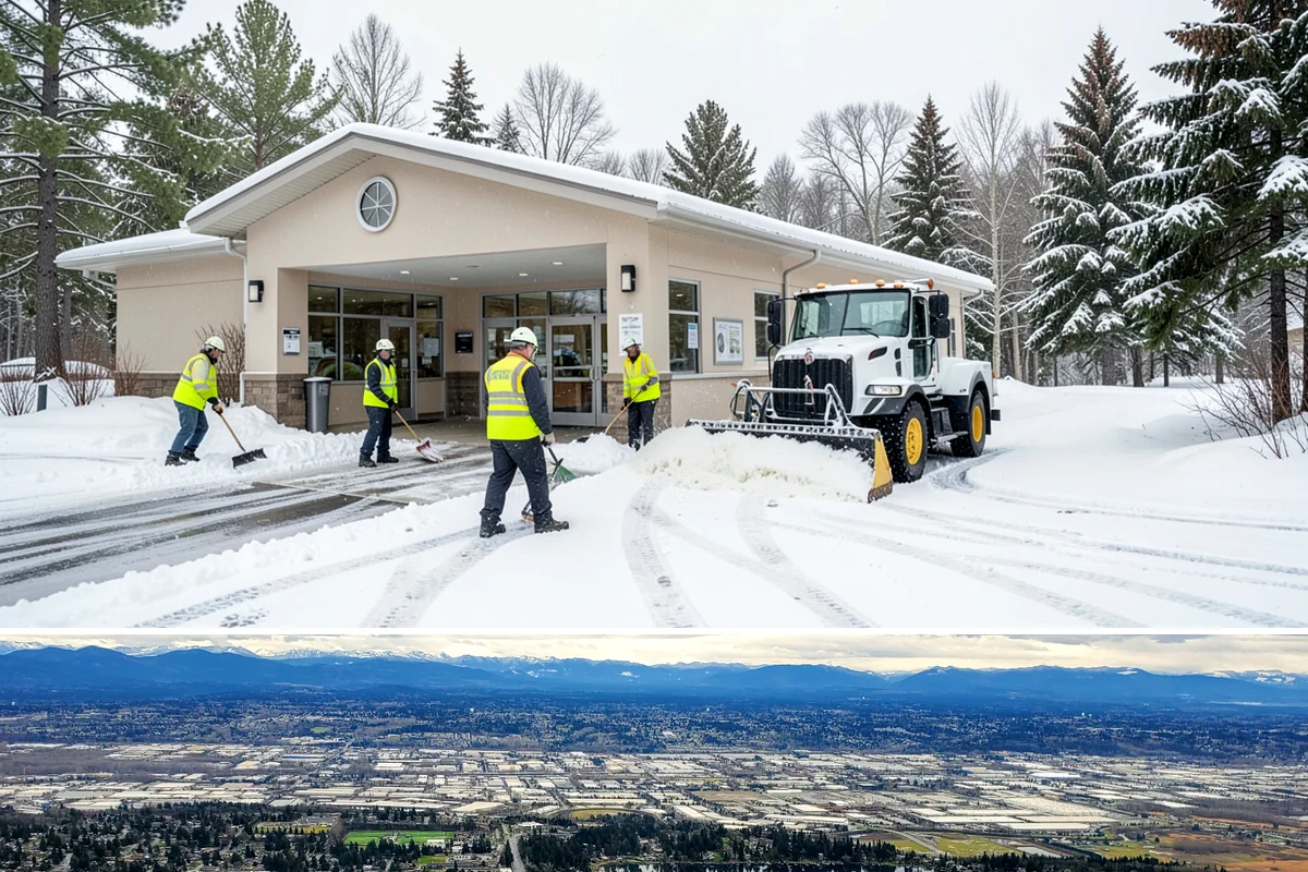 Loading Dock Clearing in SeaTac, King County, WA - Prioritized before your early-morning receiving windows across the winter shipping season from late fall into early spring.