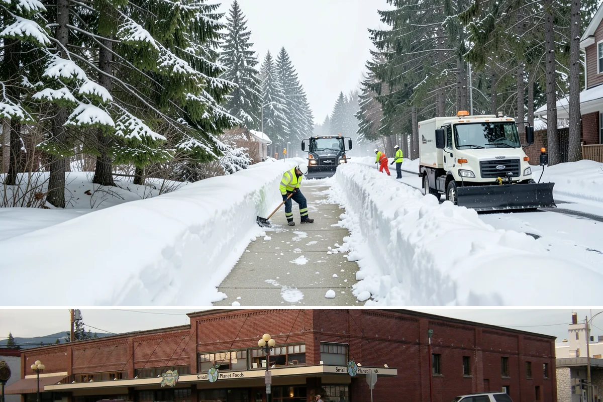 Loading Dock Clearing in Sedro-Woolley, Skagit County, WA - Prioritized before your early-morning receiving windows across the winter shipping season from late fall into early spring.