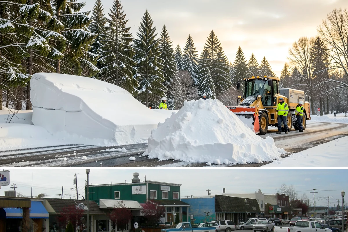 Loading Dock Clearing in Stanwood, Snohomish County, WA - Prioritized before your early-morning receiving windows across the winter shipping season from late fall into early spring.