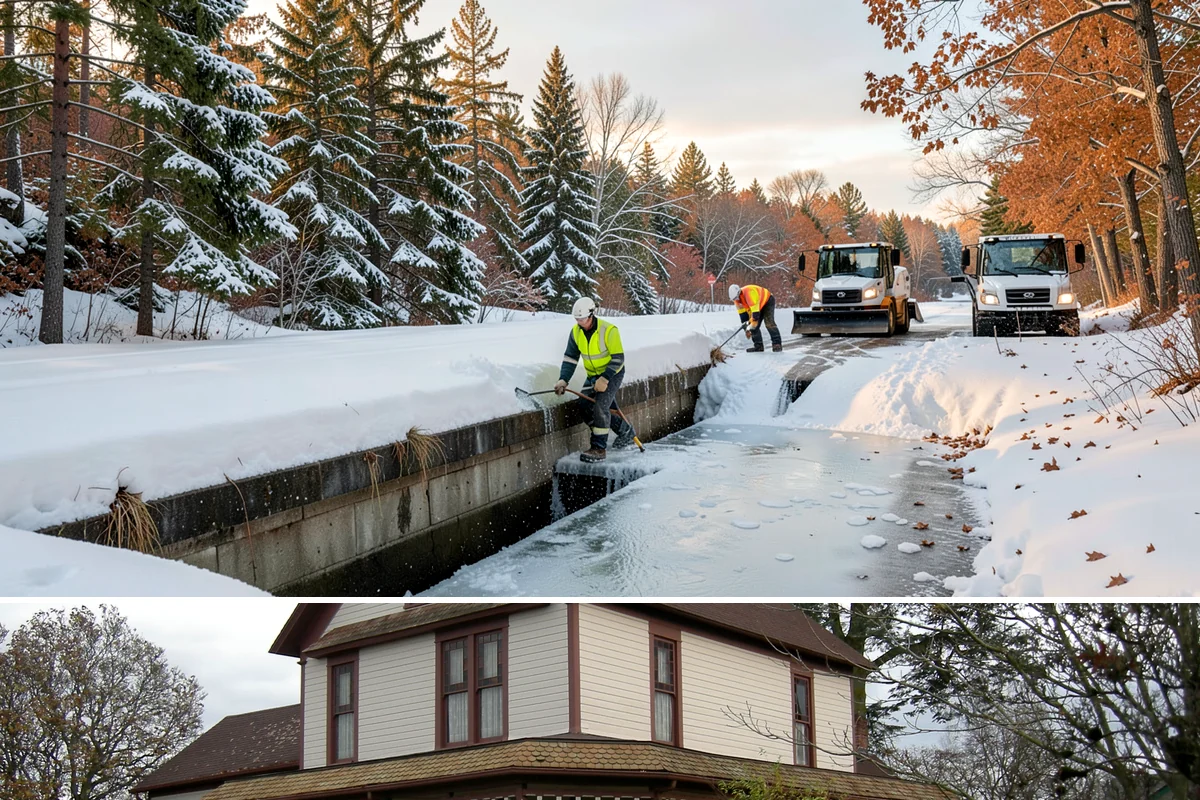 Loading Dock Clearing in Sumner, Pierce County, WA - Prioritized before your early-morning receiving windows across the winter shipping season from late fall into early spring.