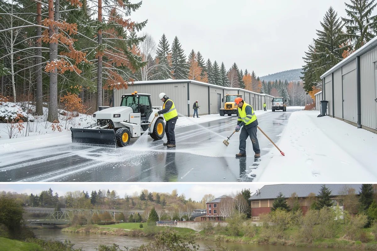 Loading Dock Clearing in Tukwila, King County, WA - Prioritized before your early-morning receiving windows across the winter shipping season from late fall into early spring.