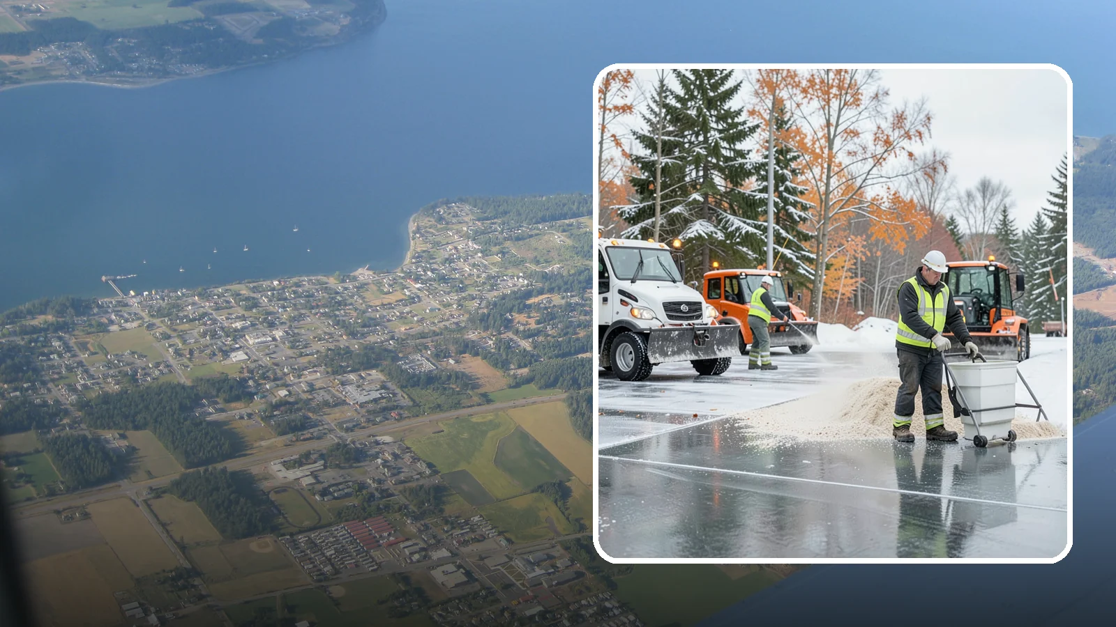 Loading Dock Deicing in Coupeville, Island County, WA - Deicing of loading docks and approaches so freight moves safely when ice forms on the busiest working surface.