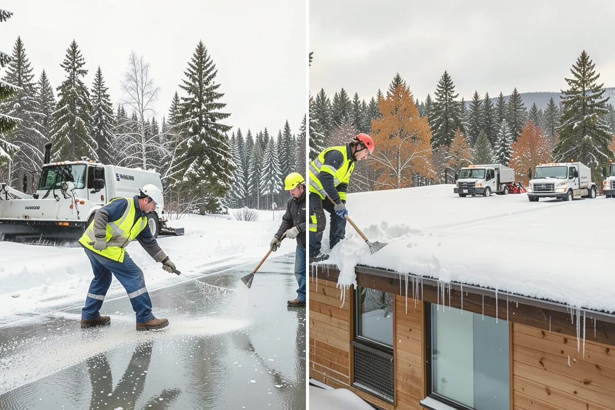 Loading Dock Deicing in Eatonville, Pierce County, WA - Deice the dock apron and the sloped approach