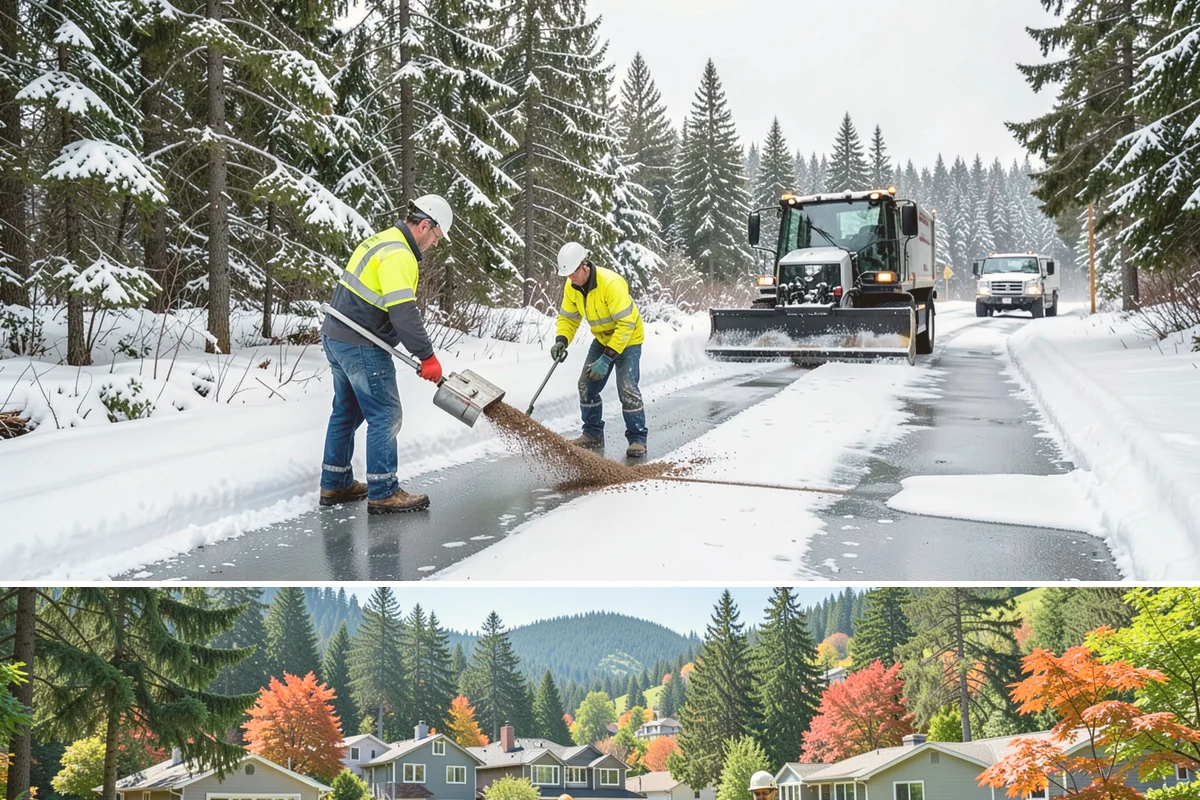 Loading Dock Deicing in Fircrest, Pierce County, WA - Keep loading docks on active deicing through every freeze of the season, most often December through February in the lowlands.