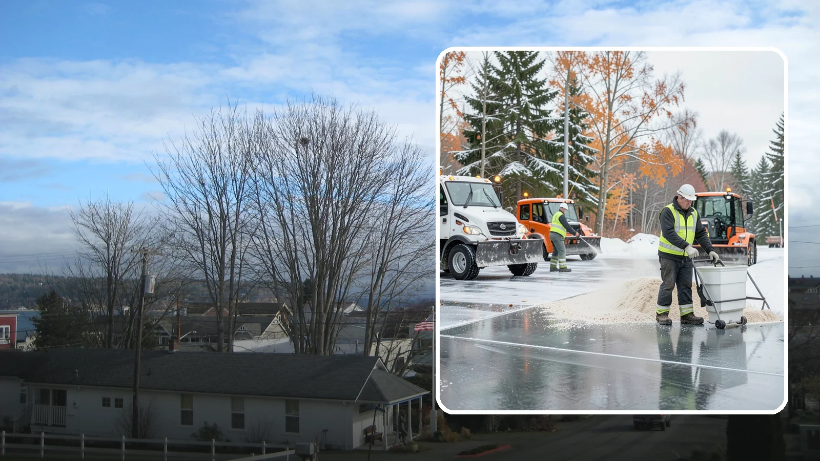 Loading Dock Deicing in Langley, Island County, WA - Deicing of loading docks and approaches so freight moves safely when ice forms on the busiest working surface.