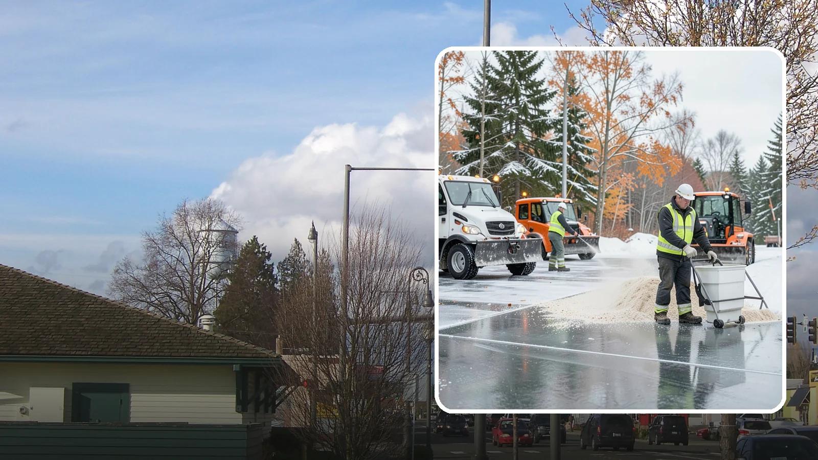 Loading Dock Deicing in Marysville, Snohomish County, WA - Deicing of loading docks and approaches so freight moves safely when ice forms on the busiest working surface.