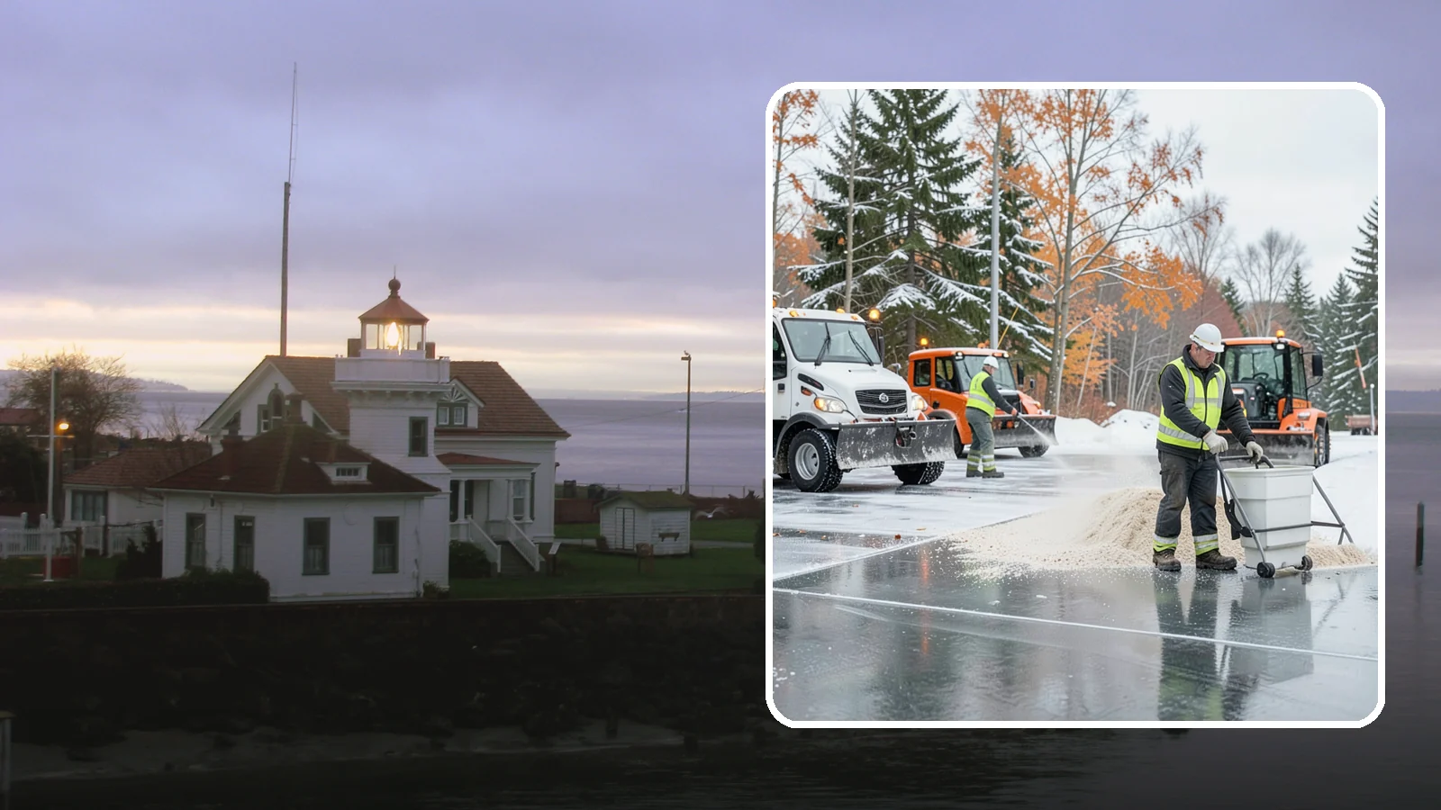 Loading Dock Deicing in Mukilteo, Snohomish County, WA - Deicing of loading docks and approaches so freight moves safely when ice forms on the busiest working surface.