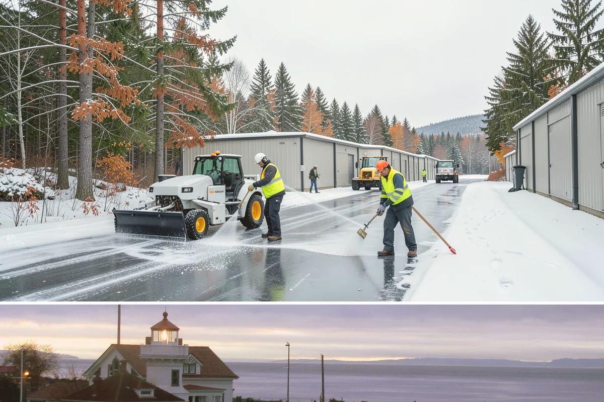 Loading Dock Deicing in Mukilteo, Snohomish County, WA - Keep loading docks on active deicing through every freeze of the season, most often December through February in the lowlands.