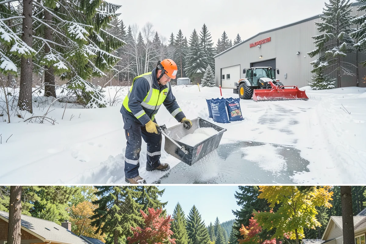 Loading Dock Deicing in Orting, Pierce County, WA - Keep loading docks on active deicing through every freeze of the season, most often December through February in the lowlands.