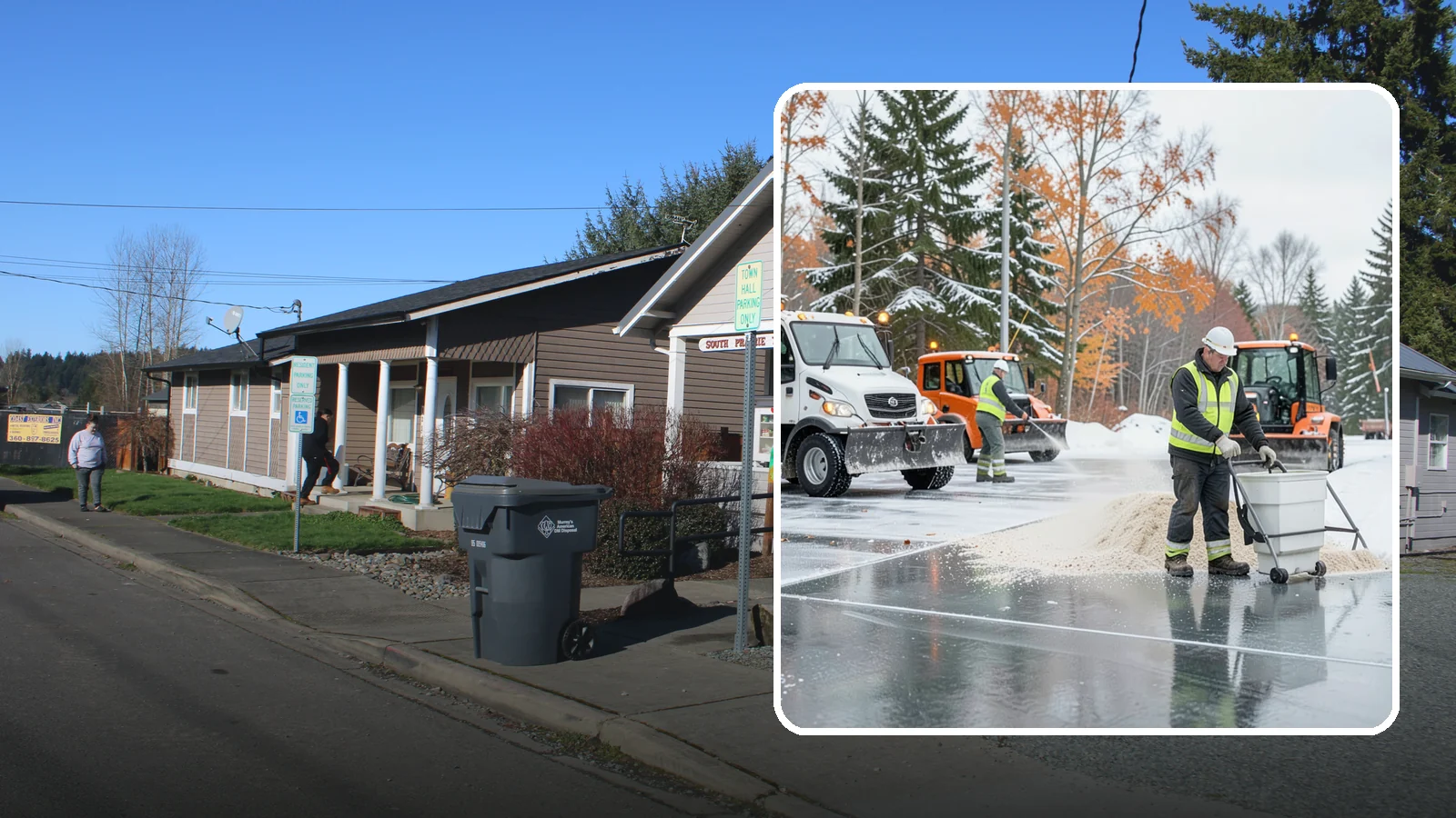 Loading Dock Deicing in South Prairie, Pierce County, WA - Deicing of loading docks and approaches so freight moves safely when ice forms on the busiest working surface.