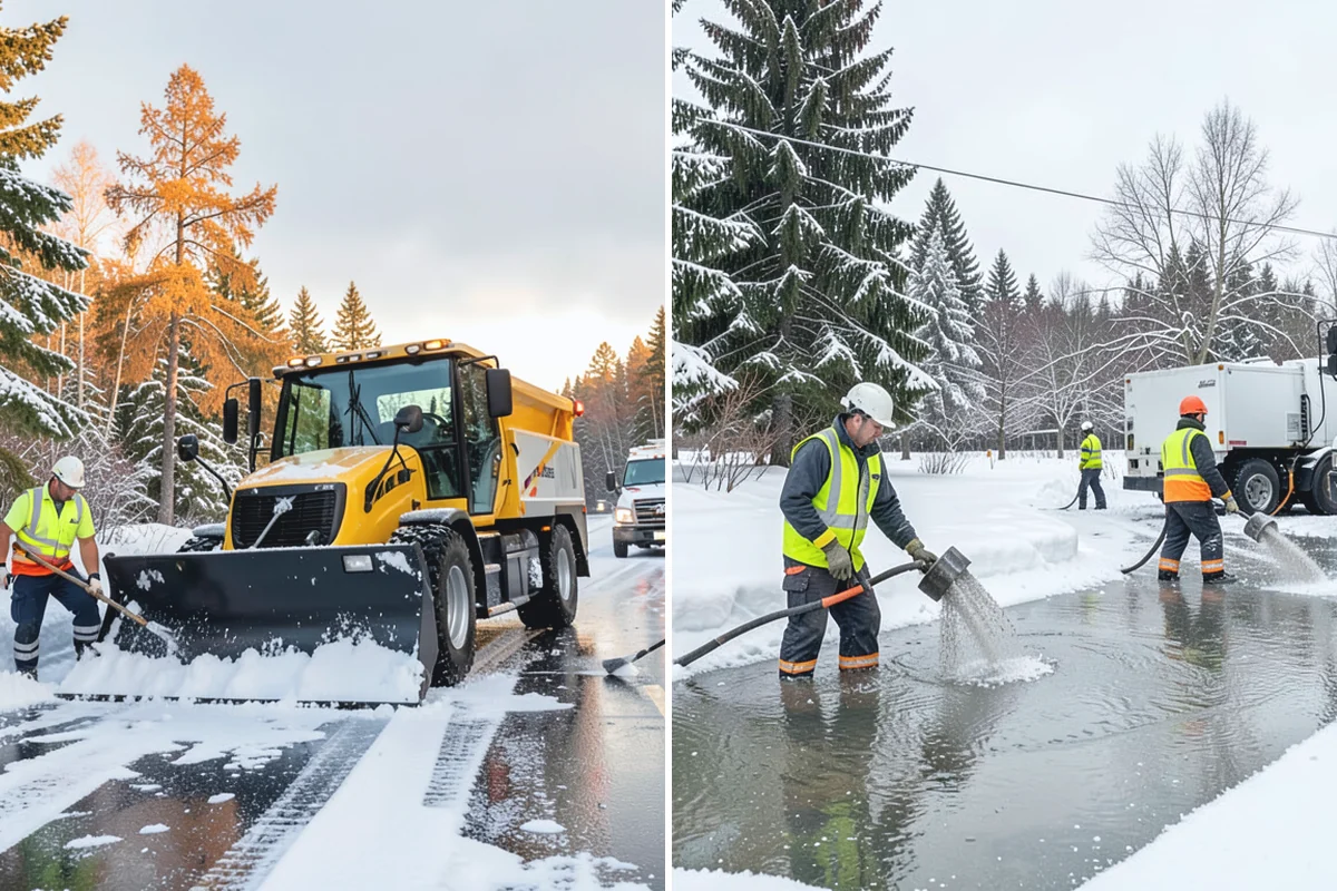 Loading Dock Deicing in South Prairie, Pierce County, WA - Deice the dock apron and the sloped approach