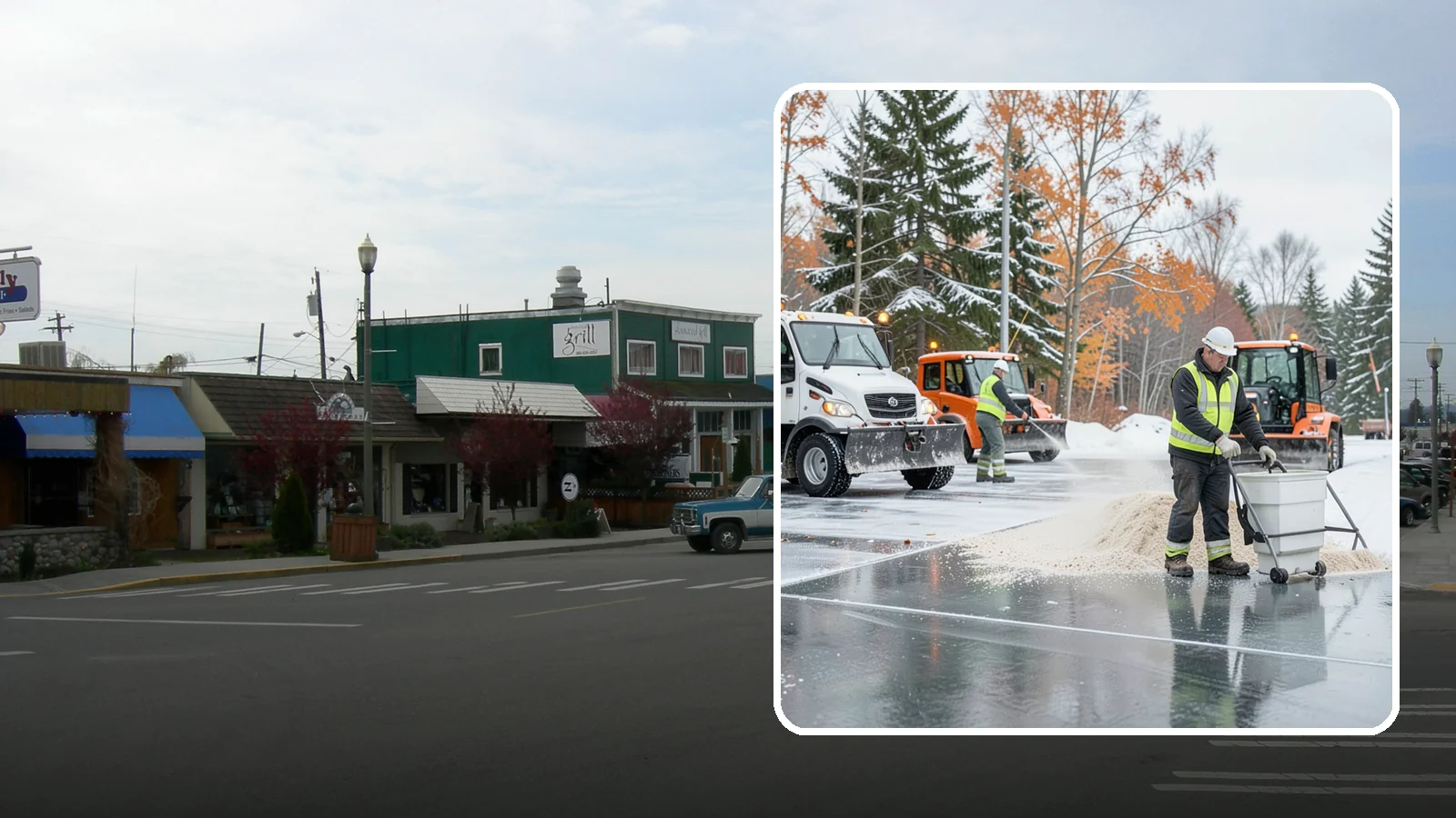 Loading Dock Deicing in Stanwood, Snohomish County, WA - Deicing of loading docks and approaches so freight moves safely when ice forms on the busiest working surface.