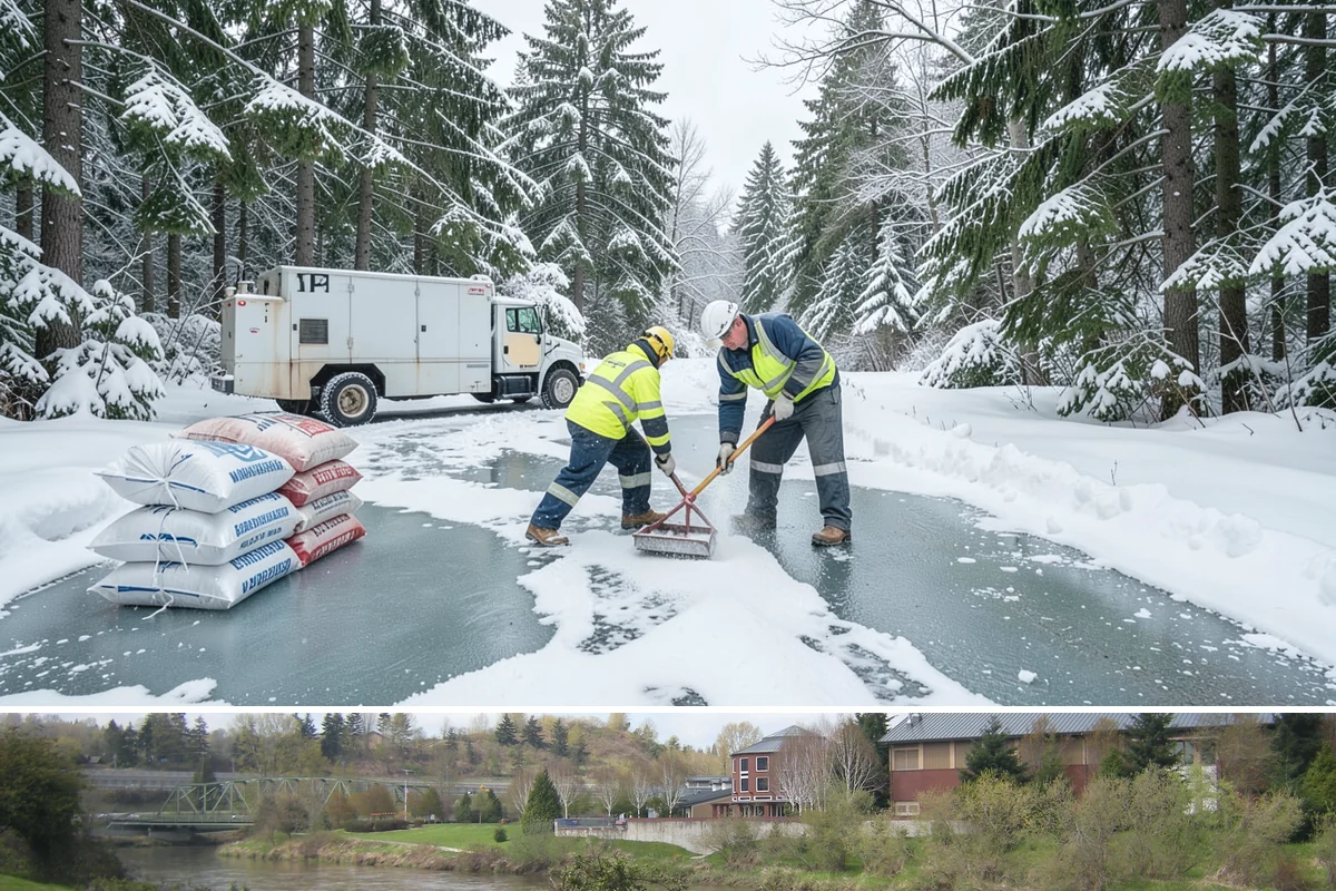 Loading Dock Deicing in Tukwila, King County, WA - Keep loading docks on active deicing through every freeze of the season, most often December through February in the lowlands.