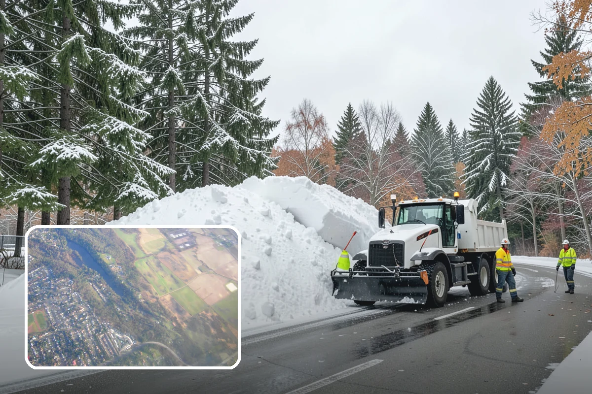 Loading Dock Snow Removal in Algona, King County, WA - Clear apron and dock-face access for trailers