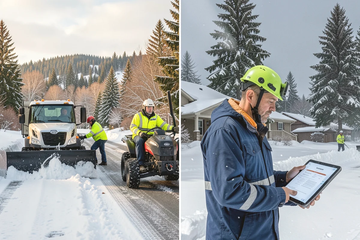 Loading Dock Snow Removal in Anacortes, Skagit County, WA - Assess the dock apron, approach, and worker walk zones