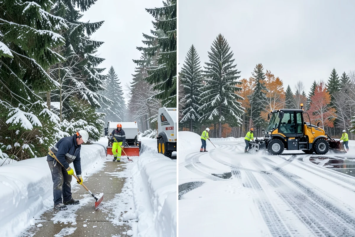 Loading Dock Snow Removal in Arlington, Snohomish County, WA - Assess the dock apron, approach, and worker walk zones