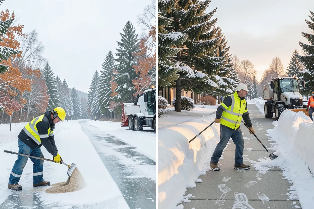 Loading Dock Snow Removal in Auburn, King County, WA - Assess the dock apron, approach, and worker walk zones