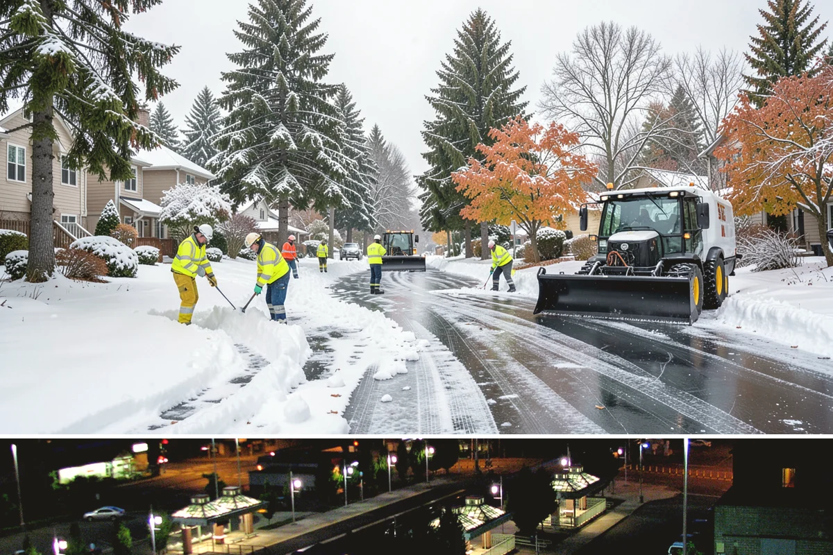 Loading Dock Snow Removal in Auburn, King County, WA - Loading docks need close attention during midwinter cold snaps when wet snow refreezes quickly under constant trailer weight.