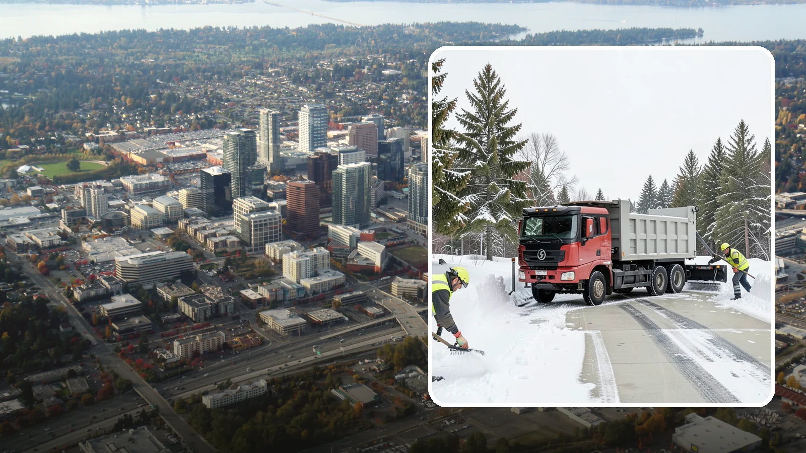 Loading Dock Snow Removal in Bellevue, King County, WA - Keep your loading dock, apron, and truck approach clear so deliveries never stall during Western Washington cold snaps.