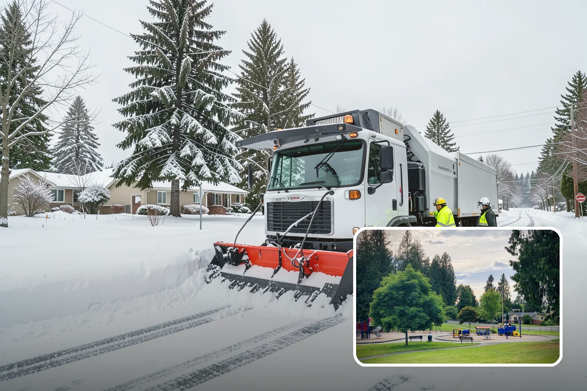 Loading Dock Snow Removal in Bonney Lake, Pierce County, WA - Clear apron and dock-face access for trailers