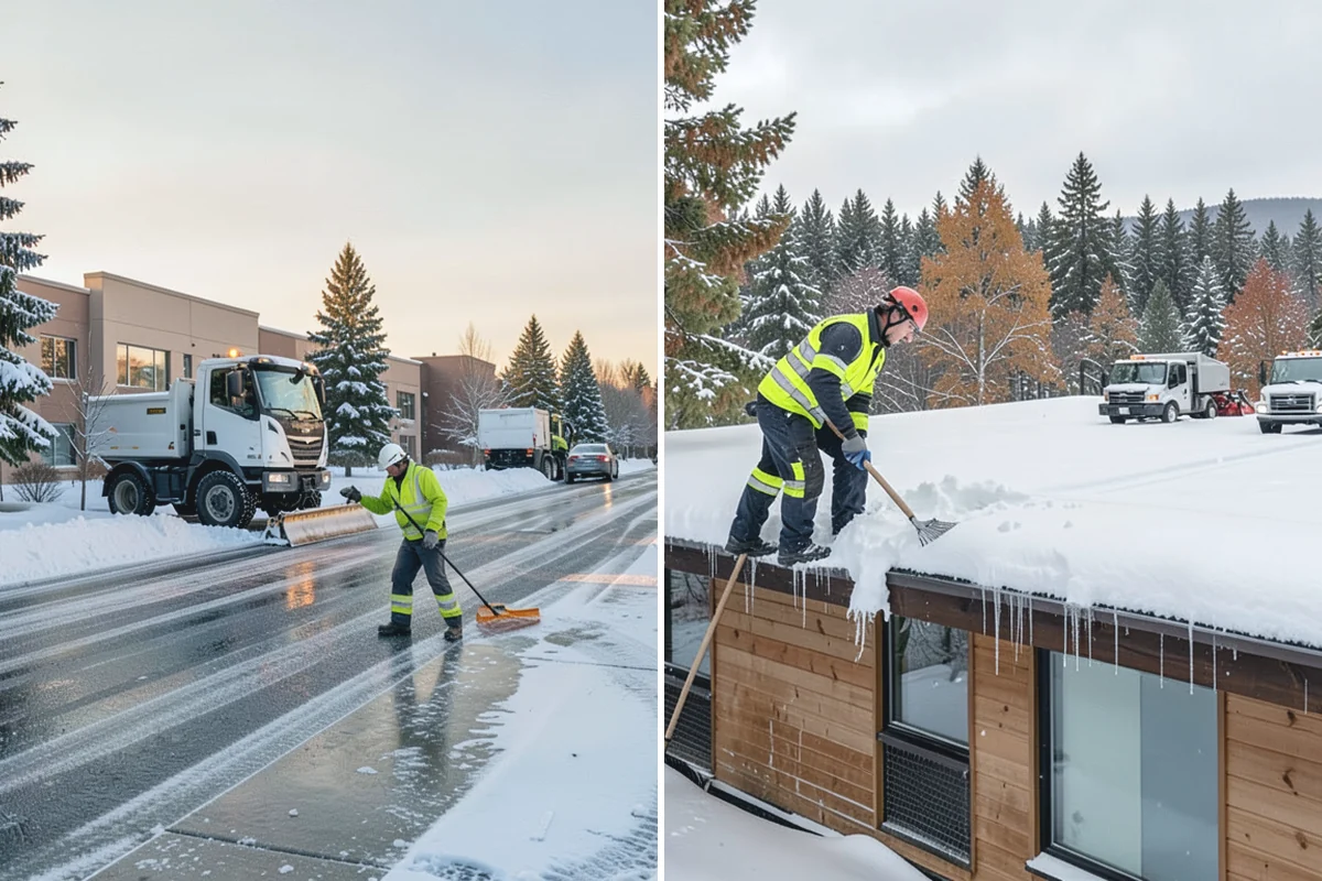 Loading Dock Snow Removal in Bonney Lake, Pierce County, WA - Assess the dock apron, approach, and worker walk zones