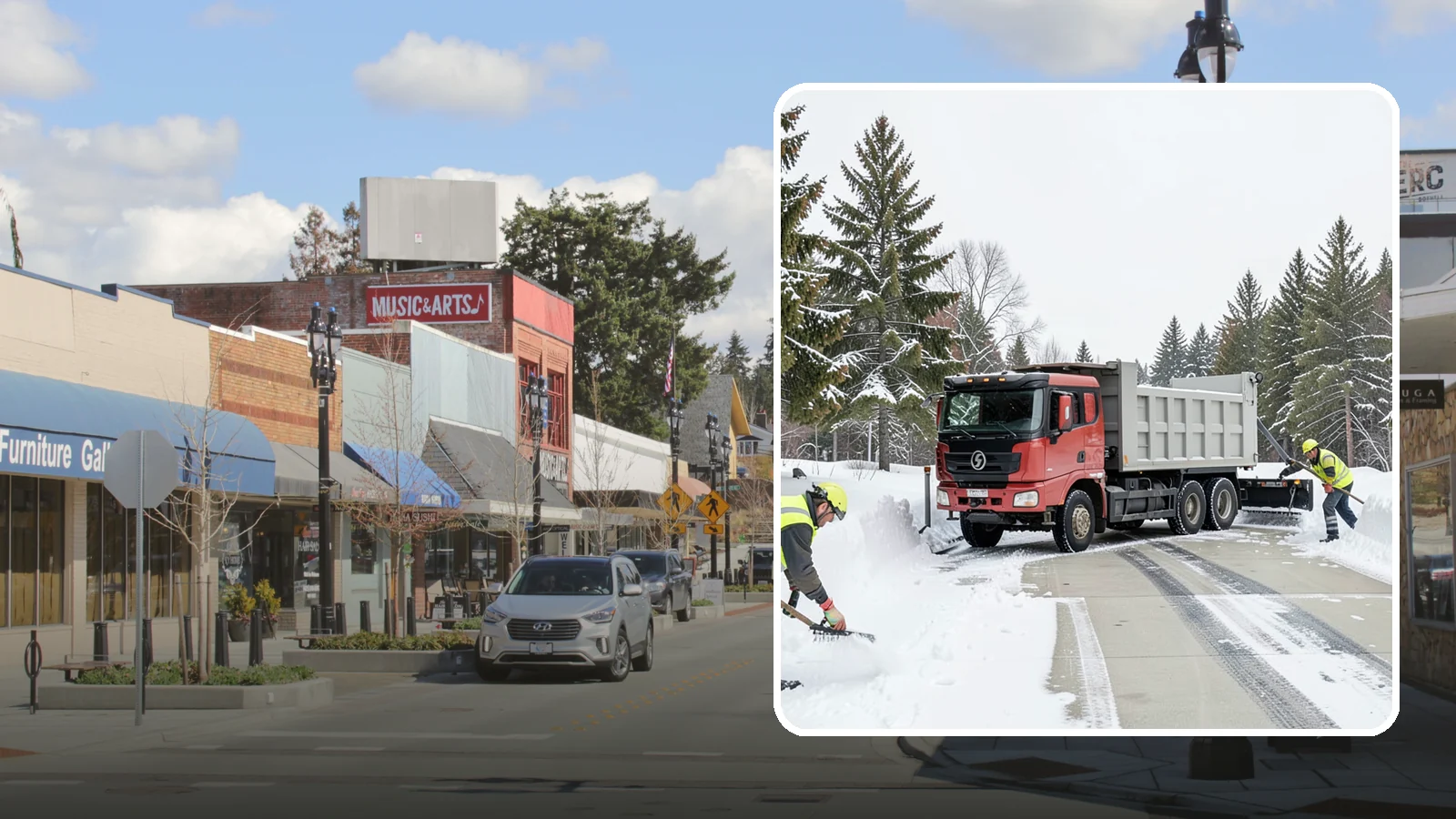 Loading Dock Snow Removal in Bothell, King County, WA - Keep your loading dock, apron, and truck approach clear so deliveries never stall during Western Washington cold snaps.
