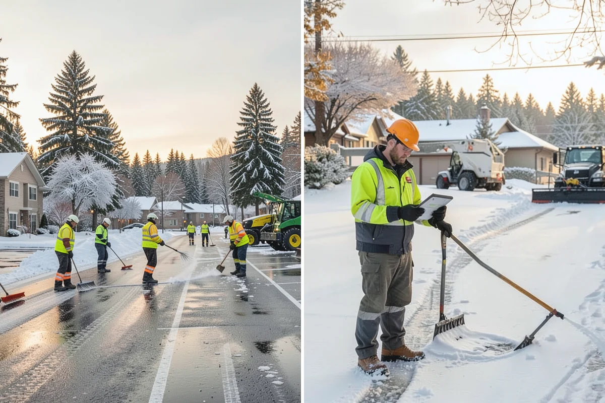 Loading Dock Snow Removal in Buckley, Pierce County, WA - Assess the dock apron, approach, and worker walk zones