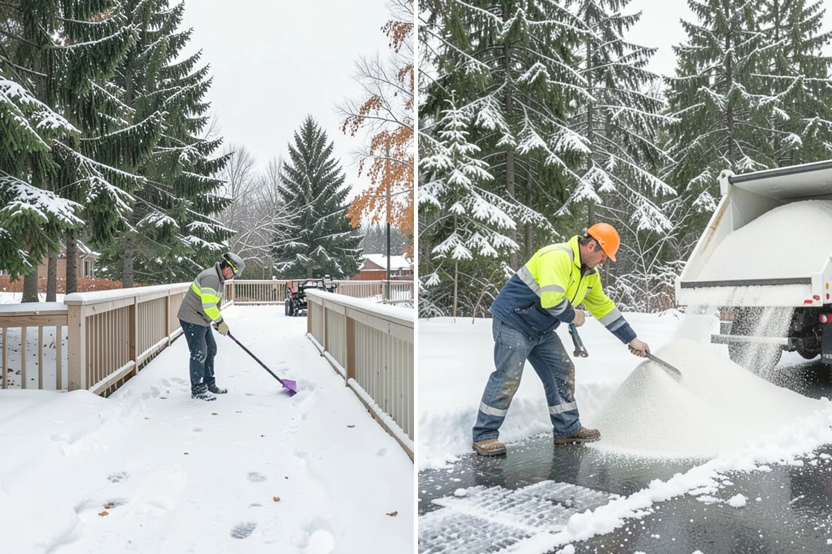 Loading Dock Snow Removal in Burien, King County, WA - Assess the dock apron, approach, and worker walk zones