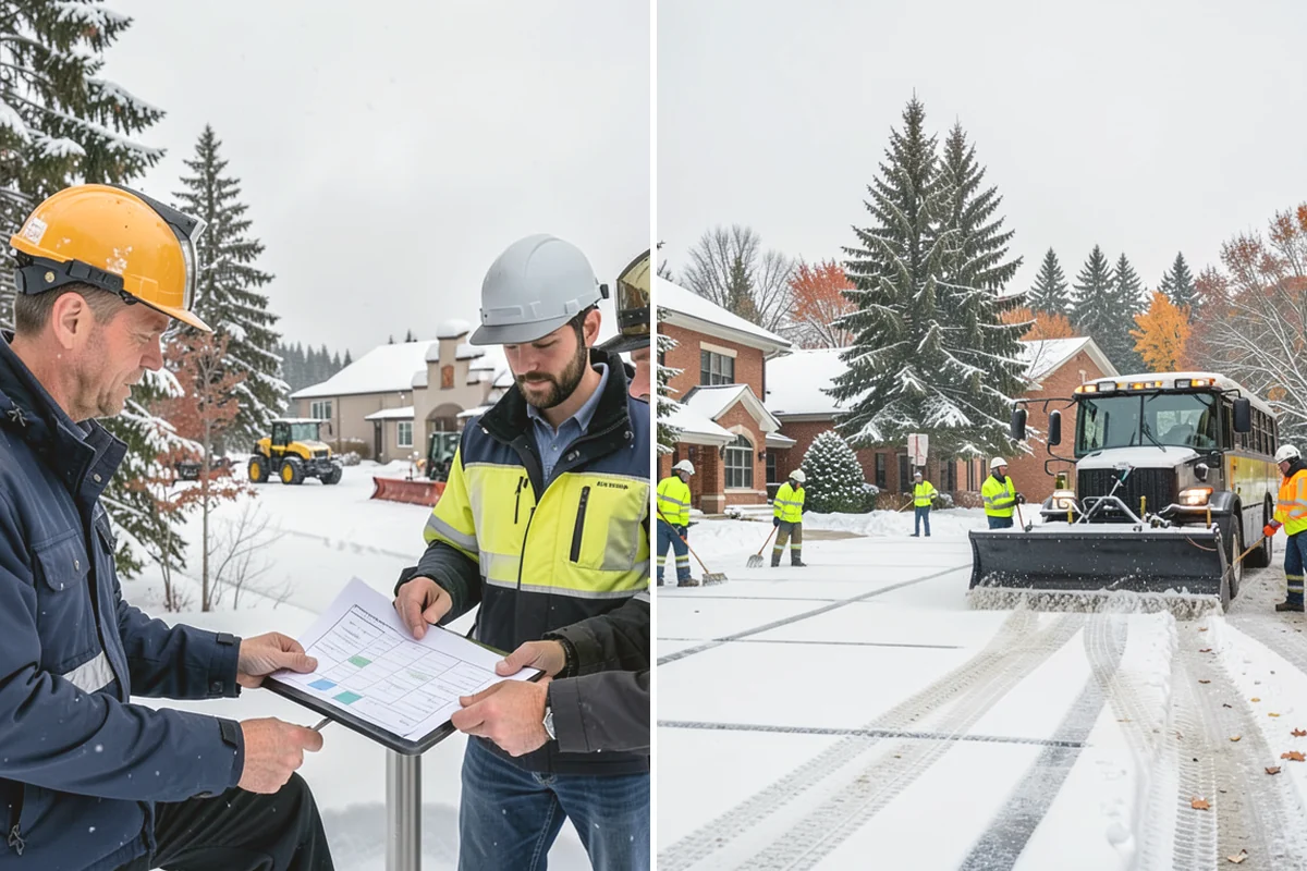 Loading Dock Snow Removal in Burlington, Skagit County, WA - Assess the dock apron, approach, and worker walk zones