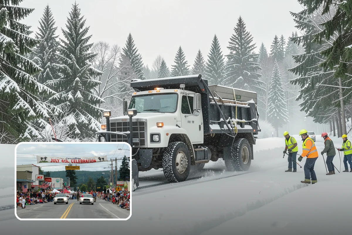 Loading Dock Snow Removal in Carnation, King County, WA - Clear apron and dock-face access for trailers