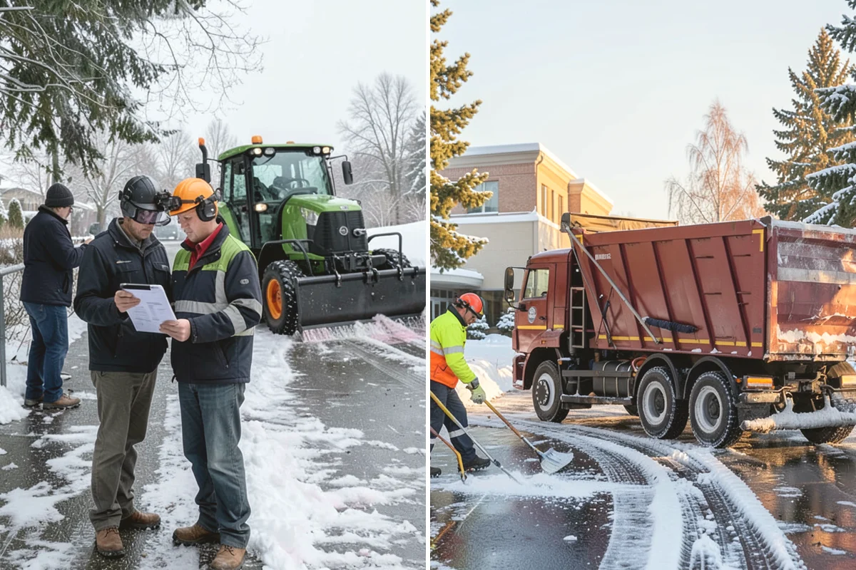 Loading Dock Snow Removal in Carnation, King County, WA - Assess the dock apron, approach, and worker walk zones