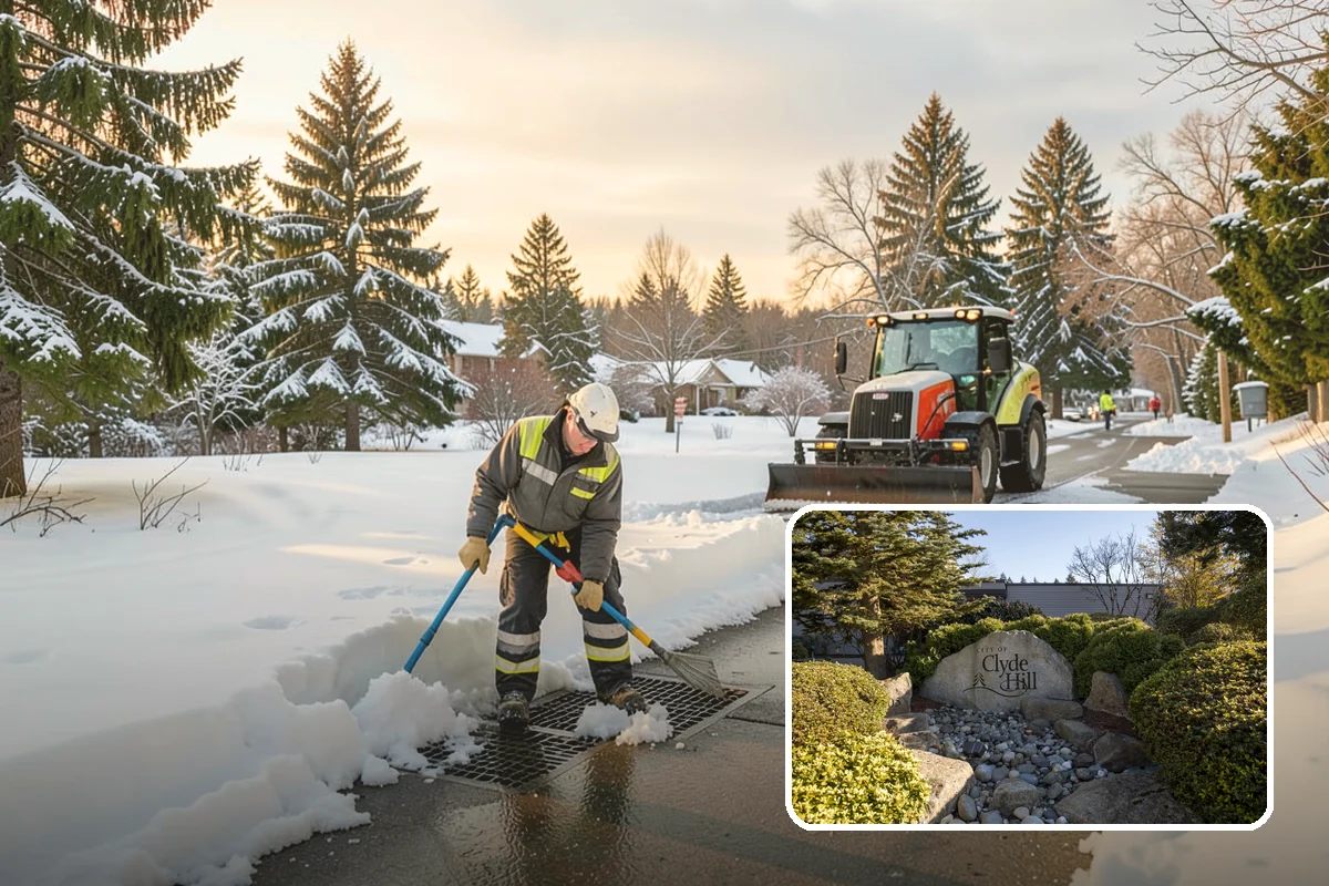 Loading Dock Snow Removal in Clyde Hill, King County, WA - Clear apron and dock-face access for trailers