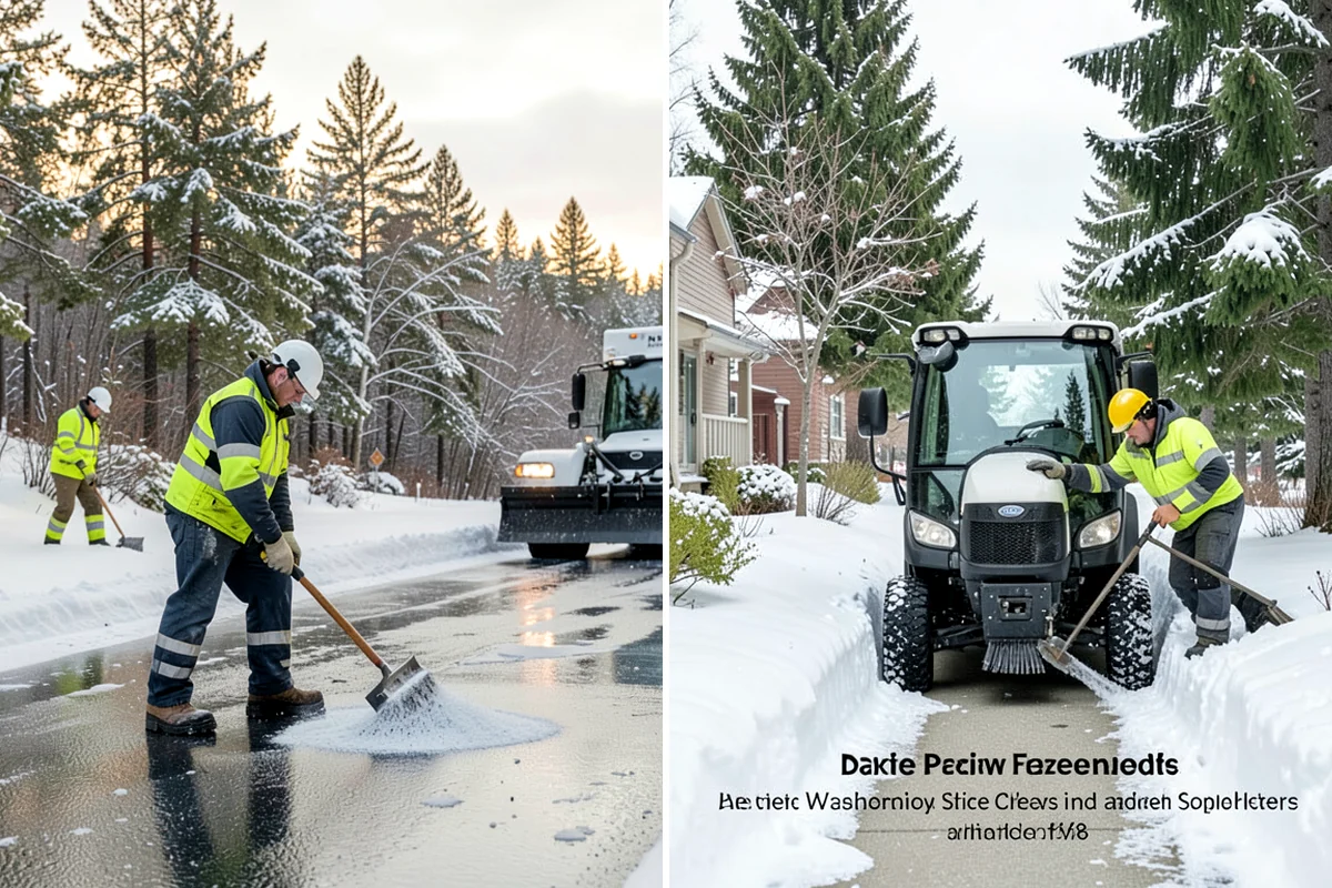 Loading Dock Snow Removal in Clyde Hill, King County, WA - Assess the dock apron, approach, and worker walk zones