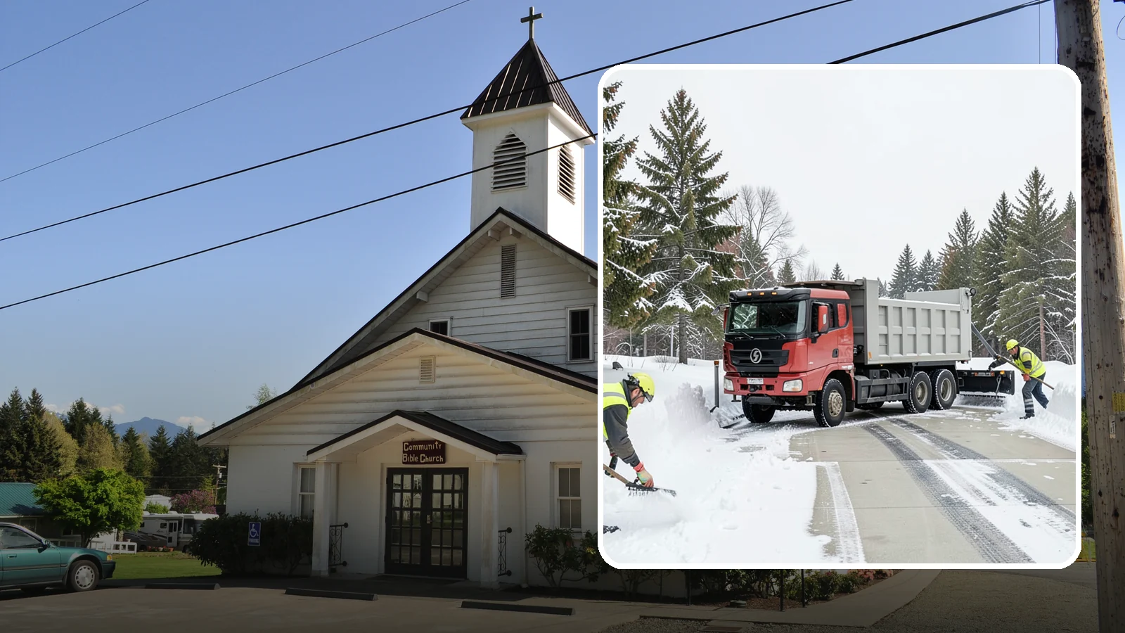 Loading Dock Snow Removal in Concrete, Skagit County, WA - Keep your loading dock, apron, and truck approach clear so deliveries never stall during Western Washington cold snaps.